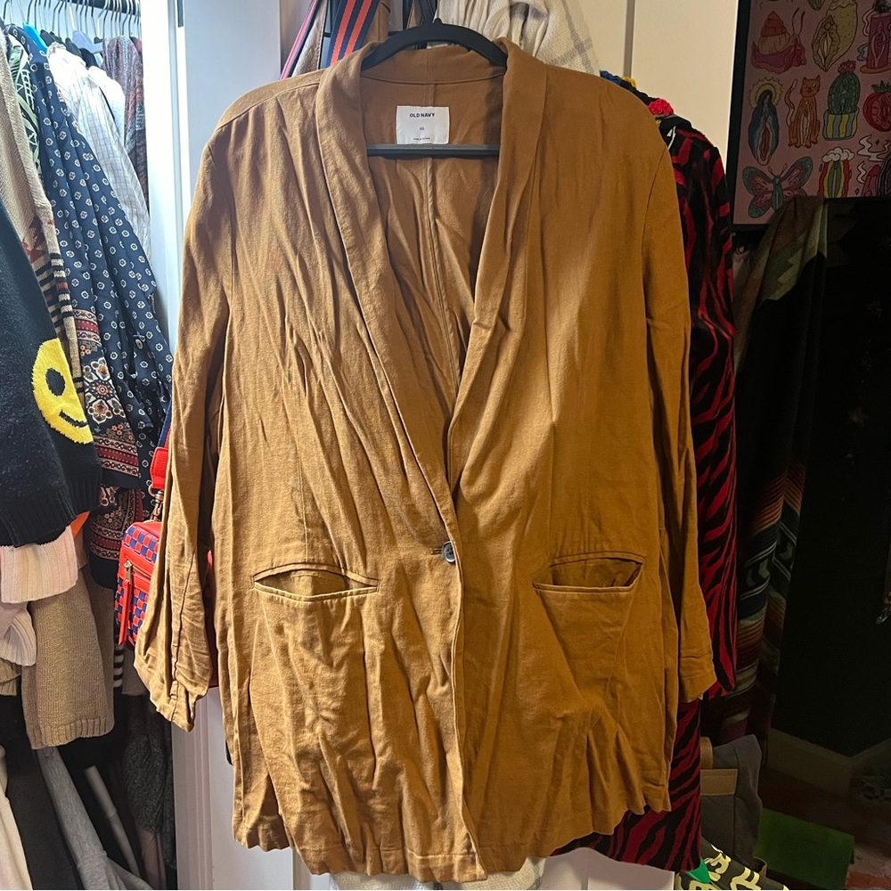 Old Navy Linen Blazer